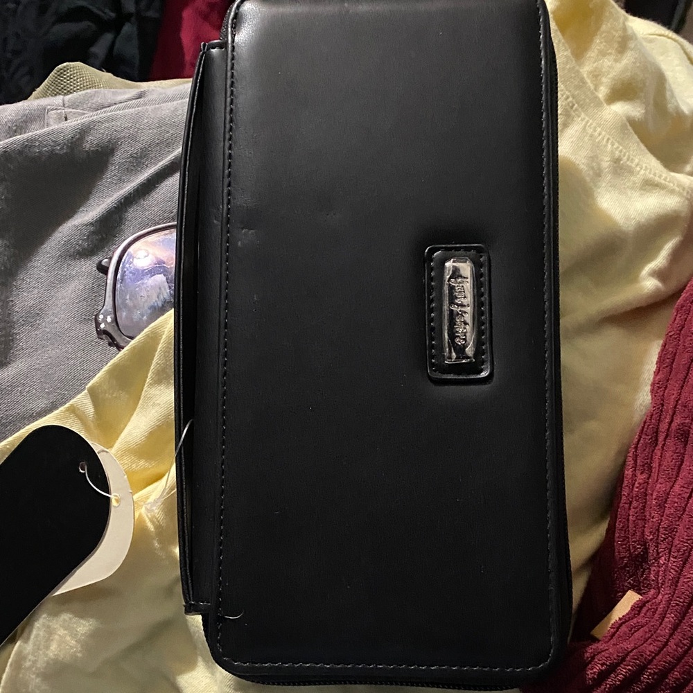 Black Clutch Wristlet